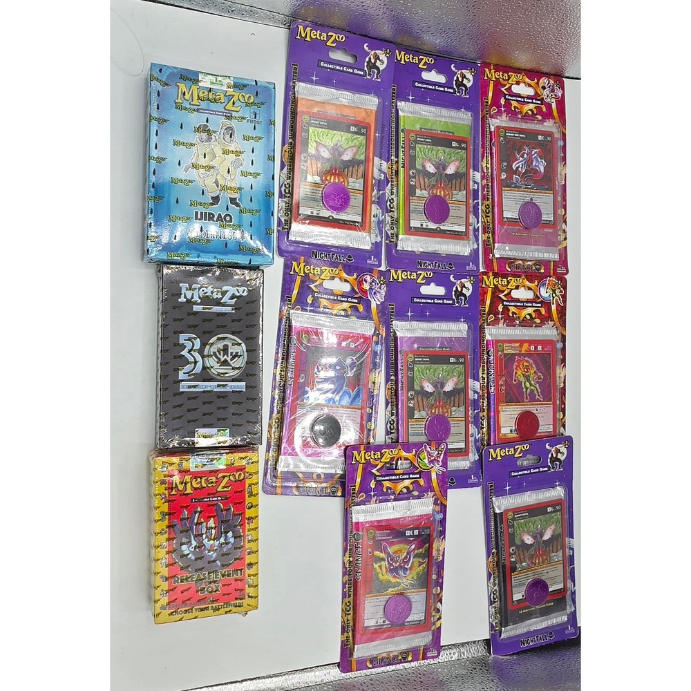 MetaZoo TCG Premium 4 Sealed‎ Boxes and 8 Blister Packs